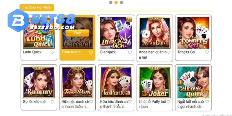 PG là một nhà phát triển game trực tuyến chuyên cung cấp cho Bet88