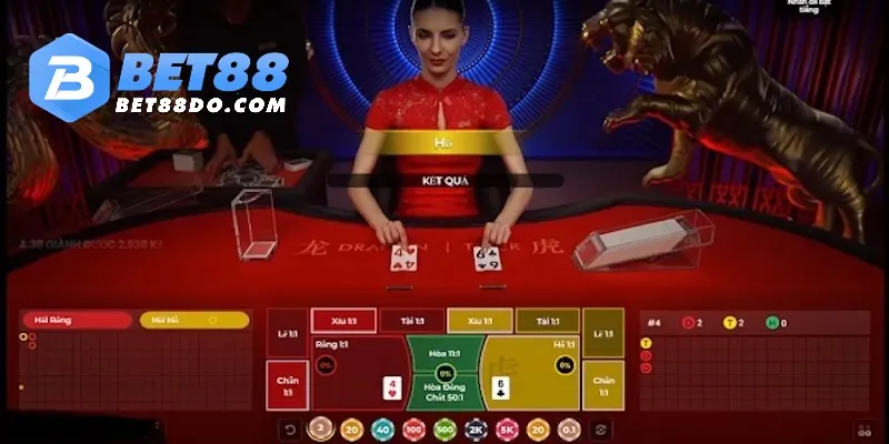 Rồng hổ BET88 là tựa game có tốc độ diễn ra cực nhanh